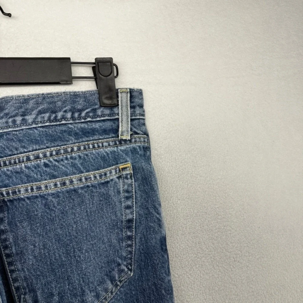 Vintage Banana Republic Jeans Womens 10 Blue Made In USA Button Fly Straight 90s